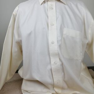 Joseph  & Feiss long Sleeve yellow dress shirt